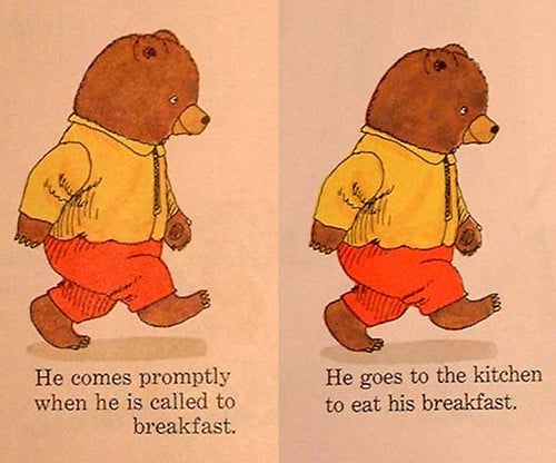 Bärenfigur aus Best Word Book Ever
